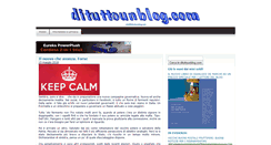 Desktop Screenshot of dituttounblog.com
